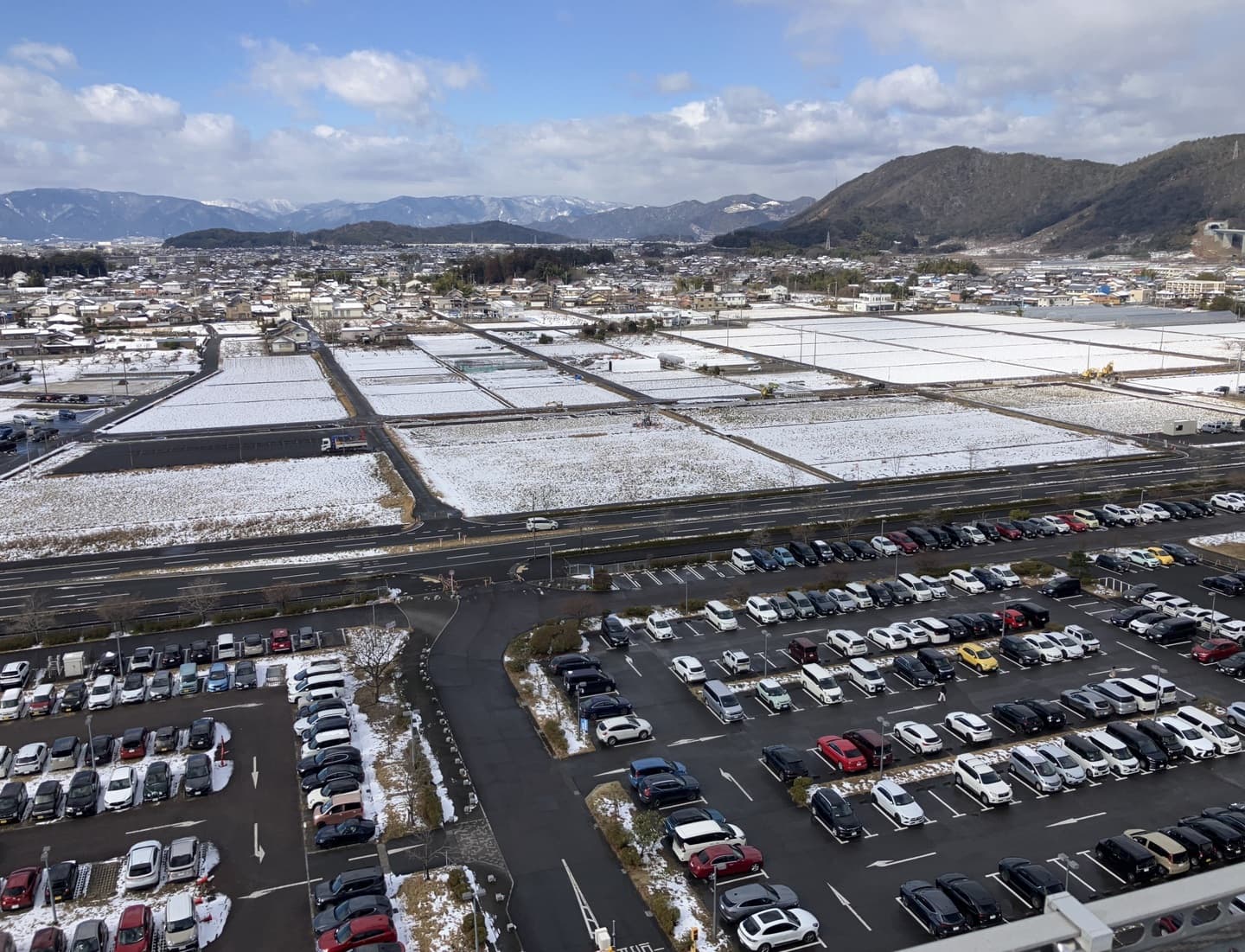 2026年2月：着工前の造成予定地全景